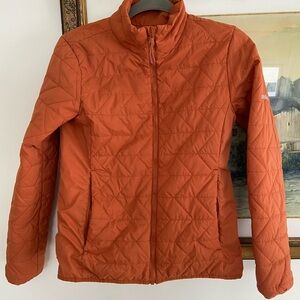 Patagonia burnt orange primaloft puffer jacket women’s xs